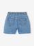 Embroidered girl's short medium blue+rose+sage green - vertbaudet enfant 