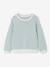 Striped jumper for girls grey blue+navy blue - vertbaudet enfant 