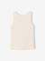 Débardeur fille en côtes beige+écru+rayé bleu+rose bonbon+vert sauge - vertbaudet enfant 