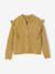 Fancy Ruffled Cardigan for Girls bronze+rosy - vertbaudet enfant 