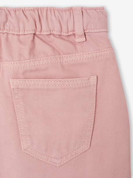 Embroidered girl's short medium blue+rose+sage green - vertbaudet enfant 