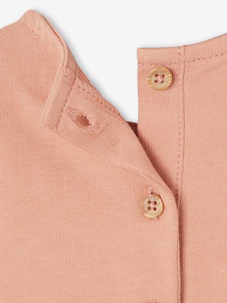 Dress with Integrated Bodysuit for Newborns old rose - vertbaudet enfant 