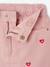 Embroidered girl's short medium blue+rose+sage green - vertbaudet enfant 