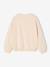 Girl's sweatshirt with positive message aqua green+pale pink - vertbaudet enfant 