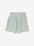 Frilly girls' shorts in cotton gauze pale pink+sage green - vertbaudet enfant 