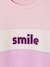 Colourblock Sweatshirt for Girls pale pink - vertbaudet enfant 
