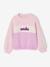 Colourblock Sweatshirt for Girls pale pink - vertbaudet enfant 
