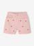 Embroidered girl's short medium blue+rose+sage green - vertbaudet enfant 