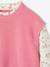 Girl's 2-in-1 jumper with sleeves grey blue+rose - vertbaudet enfant 