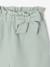 Frilly girls' shorts in cotton gauze pale pink+sage green - vertbaudet enfant 