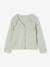 Cardigan with Ruffles for Girls ecru+golden beige+green+pale pink - vertbaudet enfant 