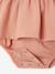 Dress with Integrated Bodysuit for Newborns old rose - vertbaudet enfant 