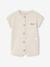 Customisable honeycomb knit sleepsuit clay beige - vertbaudet enfant 
