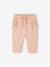 Fleece Trousers for Baby Girls old rose+rose+WHITE MEDIUM ALL OVER PRINTED - vertbaudet enfant 