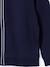 Girl's zipped hooded sweatshirt navy blue - vertbaudet enfant 