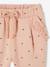 Pantalon bébé fille molleton écru+rose+vieux rose - vertbaudet enfant 