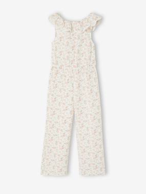 -Combinaison pantalon fille à fleurs