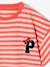 Fancy girl's t-shirt coral+navy blue - vertbaudet enfant 