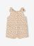 Printed Playsuit for Baby Girls beige - vertbaudet enfant 