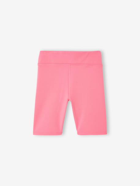 Pack of 2 Sports Cycling Shorts for Girls green+rose - vertbaudet enfant 
