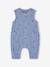 Cotton Gauze Jumpsuit for Newborns blue+ecru+sage green - vertbaudet enfant 