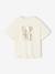 Girl's T-shirt and cycling shorts set ecru - vertbaudet enfant 