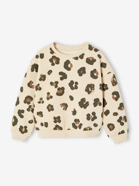 Sweat fille motifs fantaisie - vertbaudet enfant Fille-Sweat fille motifs fantaisie