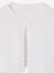 Bolero with Practical Opening for Girls sage green+white - vertbaudet enfant 