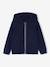 Girl's zipped hooded sweatshirt navy blue - vertbaudet enfant 