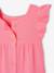 Baby girl's playsuit in cotton gauze rose - vertbaudet enfant 