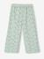 Wide-Leg Trousers in Broderie Anglaise for Girls sage green - vertbaudet enfant 