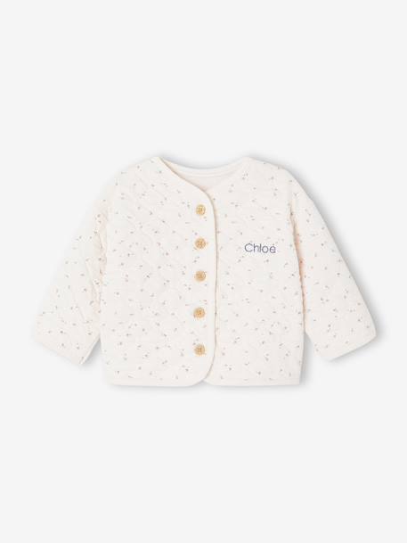 Ensemble bébé matelassé rose+vert d'eau - vertbaudet enfant 