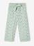 Wide-Leg Trousers in Broderie Anglaise for Girls sage green - vertbaudet enfant 