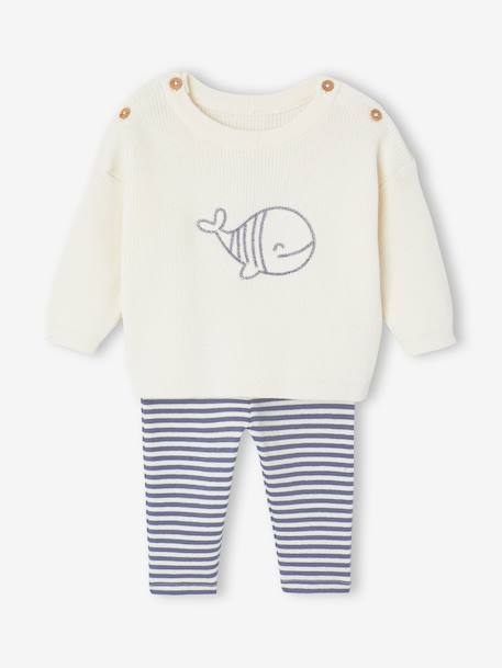 Knitted Set for Newborn Boys blue - vertbaudet enfant 