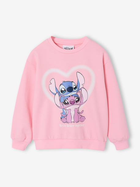 Lilo & Stitch Sweatshirt for Girls rose - vertbaudet enfant 