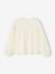 Printed Cotton Gauze T-Shirt for Girls ecru - vertbaudet enfant 