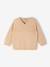 Knitted Cardigan in Organic Cotton for Newborn Babies beige+Beige+denim blue+pale pink - vertbaudet enfant 