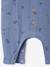 Cotton Gauze Jumpsuit for Newborns blue+ecru+sage green - vertbaudet enfant 