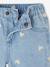 Wide-leg jeans with small embroidered hearts double stone+stone - vertbaudet enfant 