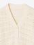 Girl's openwork knit cardigan ecru - vertbaudet enfant 