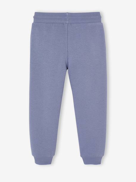 Fleece Joggers for Boys black+BLACK DARK MIXED COLOR+BLUE DARK MIXED COLOR+fir green+grey+GREY MEDIUM MIXED COLOR+khaki+medium blue+red+YELLOW MEDIUM SOLID WTH DESIGN - vertbaudet enfant 