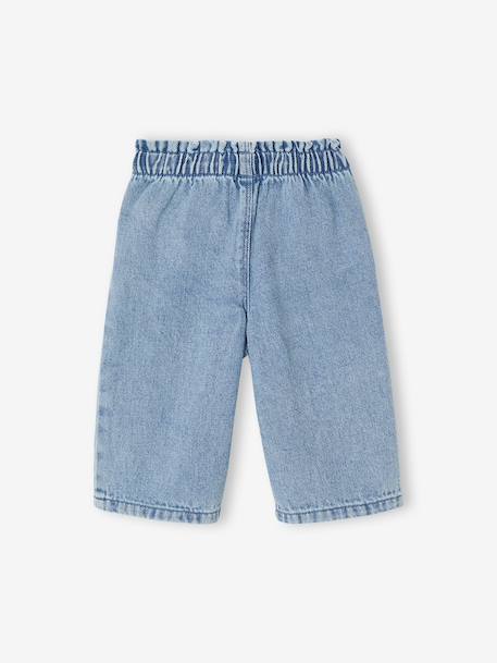 Girl's jeans with heart pockets double stone - vertbaudet enfant 