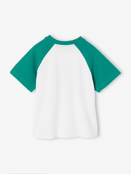 Raglan sleeve t-shirt for boys green - vertbaudet enfant 