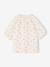 Girl's cotton gauze blouse ecru+sage green+vanilla - vertbaudet enfant 