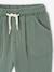 Pantalon en gaze coton bébé cappuccino+vert sapin - vertbaudet enfant 