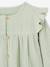 Blouse bébé gaze de coton à volants écru+vert amande+vieux rose - vertbaudet enfant 
