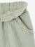 Girls' short with a cotton gauze waist beige+pale blue+rose+sage green - vertbaudet enfant 