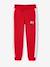 Boys' joggers with side stripe green+red - vertbaudet enfant 