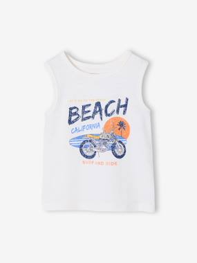 Débardeur imprimé "California" - vertbaudet enfant Garçon-T-shirt, polo, sous-pull-T-shirt-Débardeur imprimé "California"