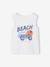 Printed 'California' Tank Top dusky pink+ecru - vertbaudet enfant 